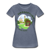 Wasserturm Prenzlauer Berg - Frauen Premium T-Shirt - Blau meliert