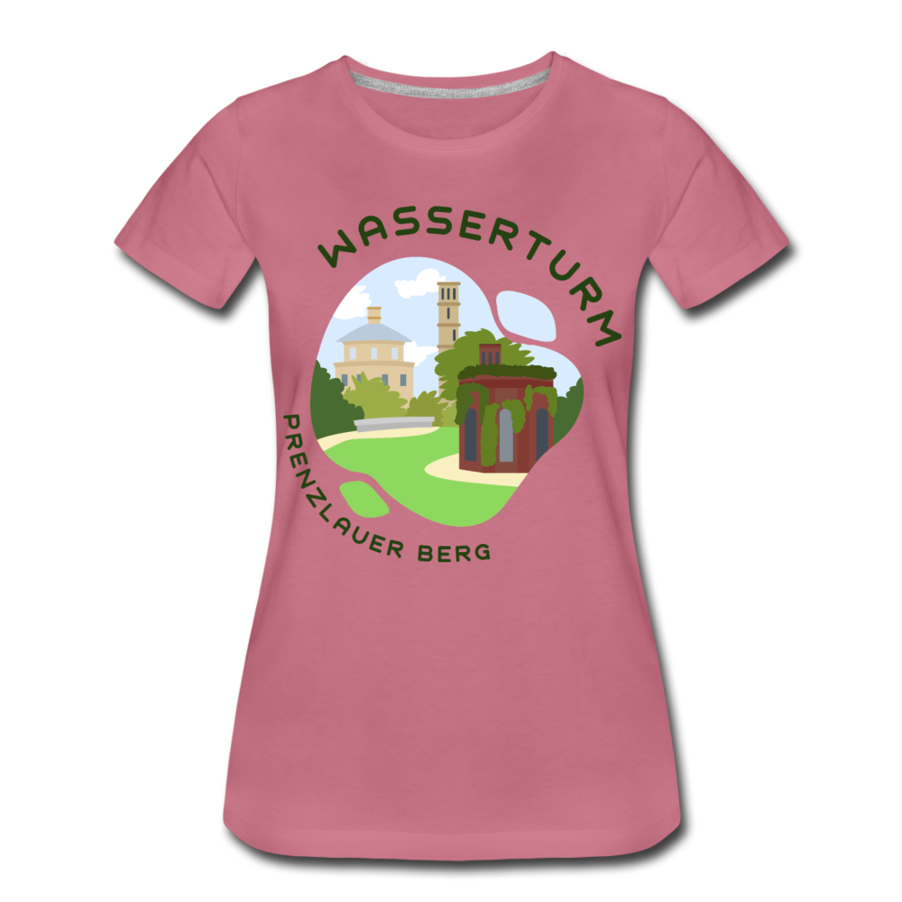 Wasserturm Prenzlauer Berg - Frauen Premium T-Shirt - Malve