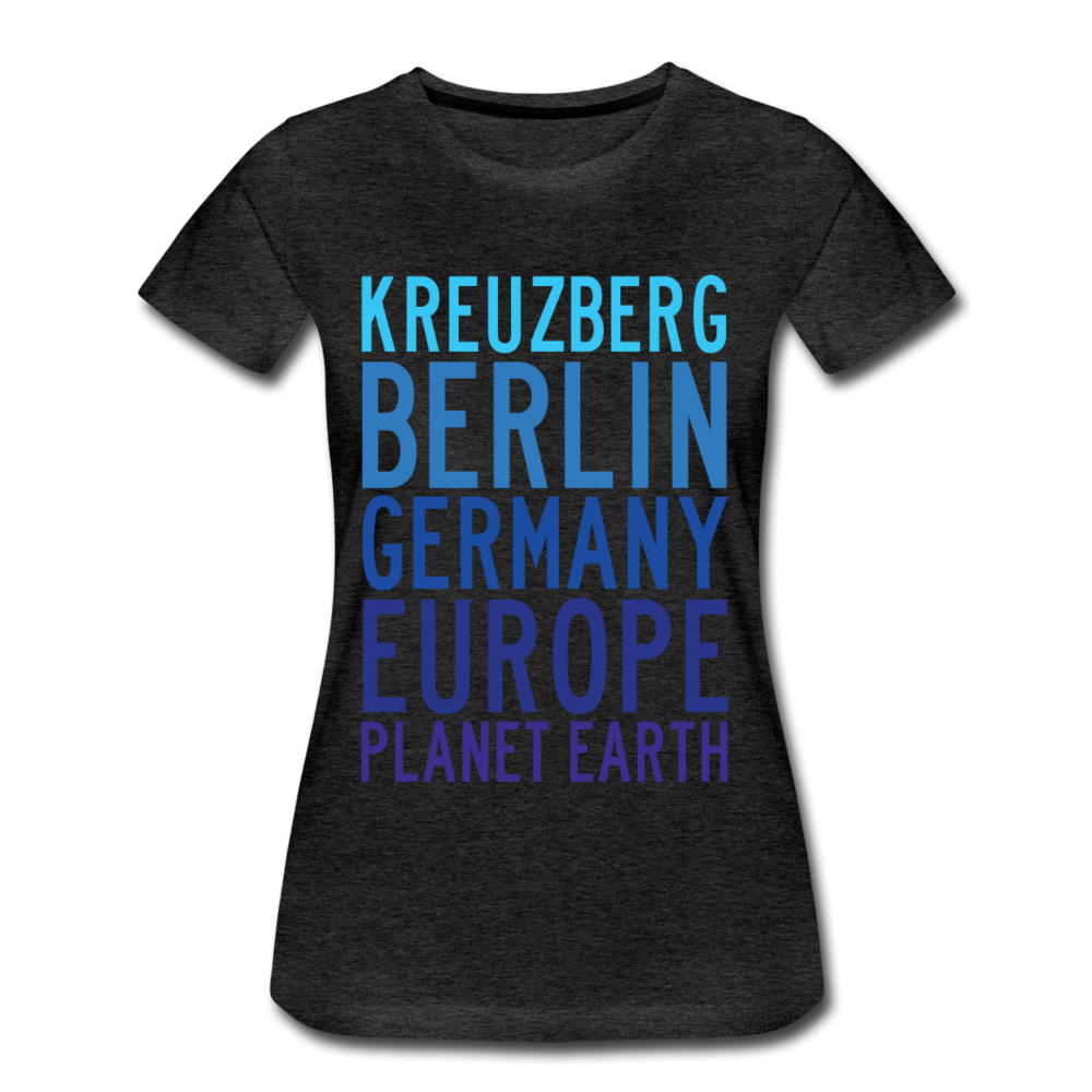 Kreuzberg - Planet Earth - Frauen Premium T-Shirt - Anthrazit