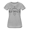 Getanzt in der Kreuzberger Nacht - Frauen Premium T-Shirt - Grau meliert