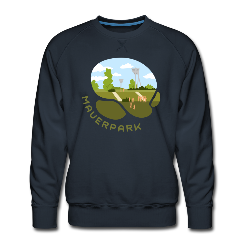 Mauerpark - Männer Premium Sweatshirt - Navy