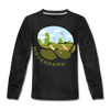 Mauerpark - Kinder Langarmshirt - Schwarz