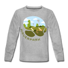 Mauerpark - Kinder Langarmshirt - Grau meliert