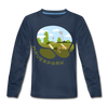 Mauerpark - Kinder Langarmshirt - Navy
