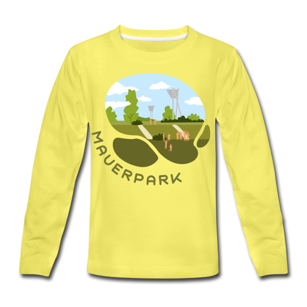 Mauerpark - Kinder Langarmshirt - Gelb