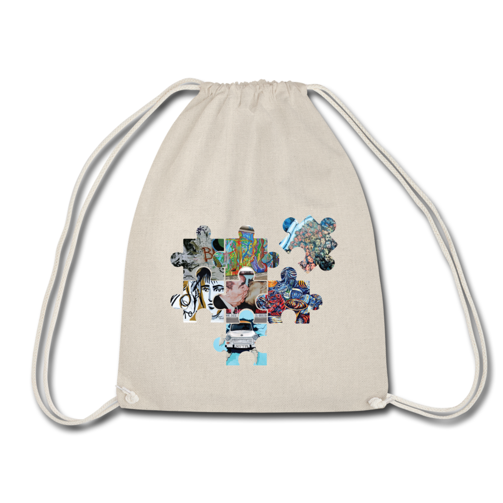 Berliner Mauer Puzzle - Turnbeutel - Natur
