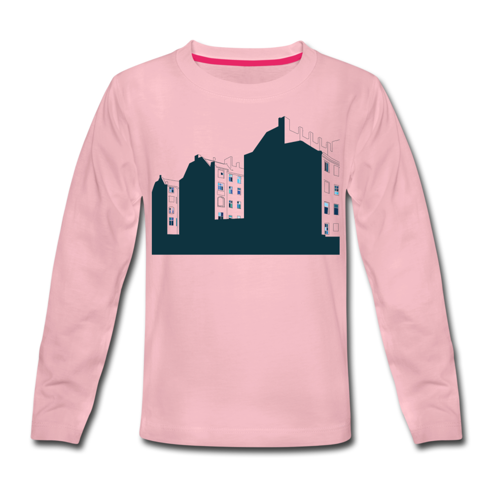 Sonnenburger Straße - Kinder Langarmshirt - Hellrosa