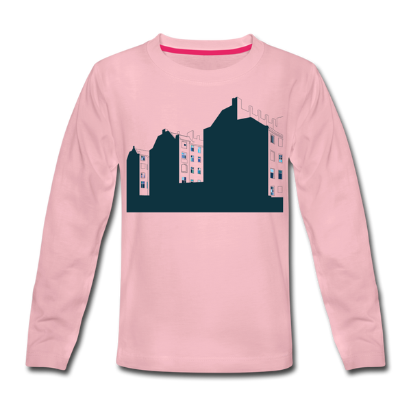 Sonnenburger Straße - Kinder Langarmshirt - Hellrosa