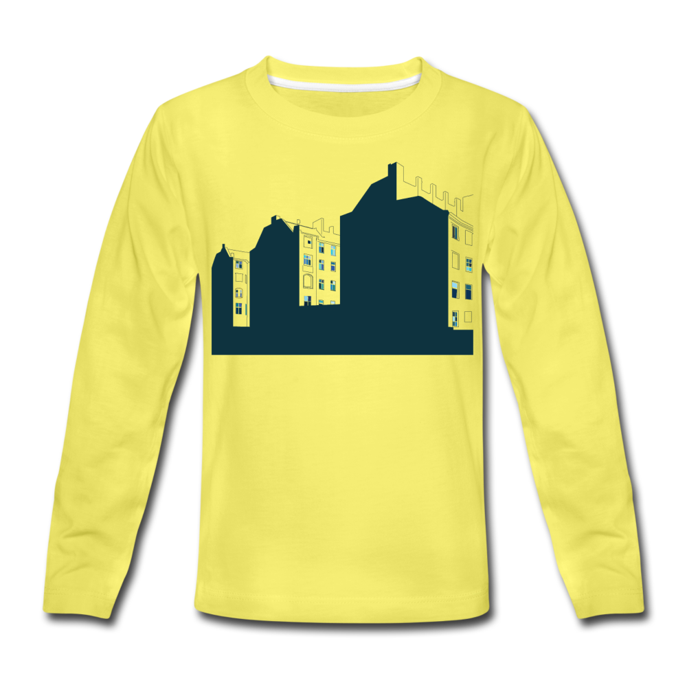 Sonnenburger Straße - Kinder Langarmshirt - Gelb