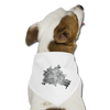 Berliner Finger - Hunde-Bandana - Weiß