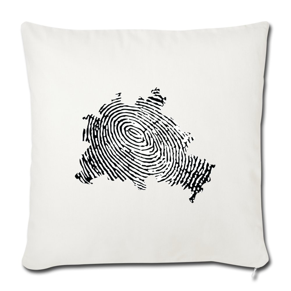 Berliner Finger - Sofakissen mit Füllung (45 x 45 cm) - Naturweiß