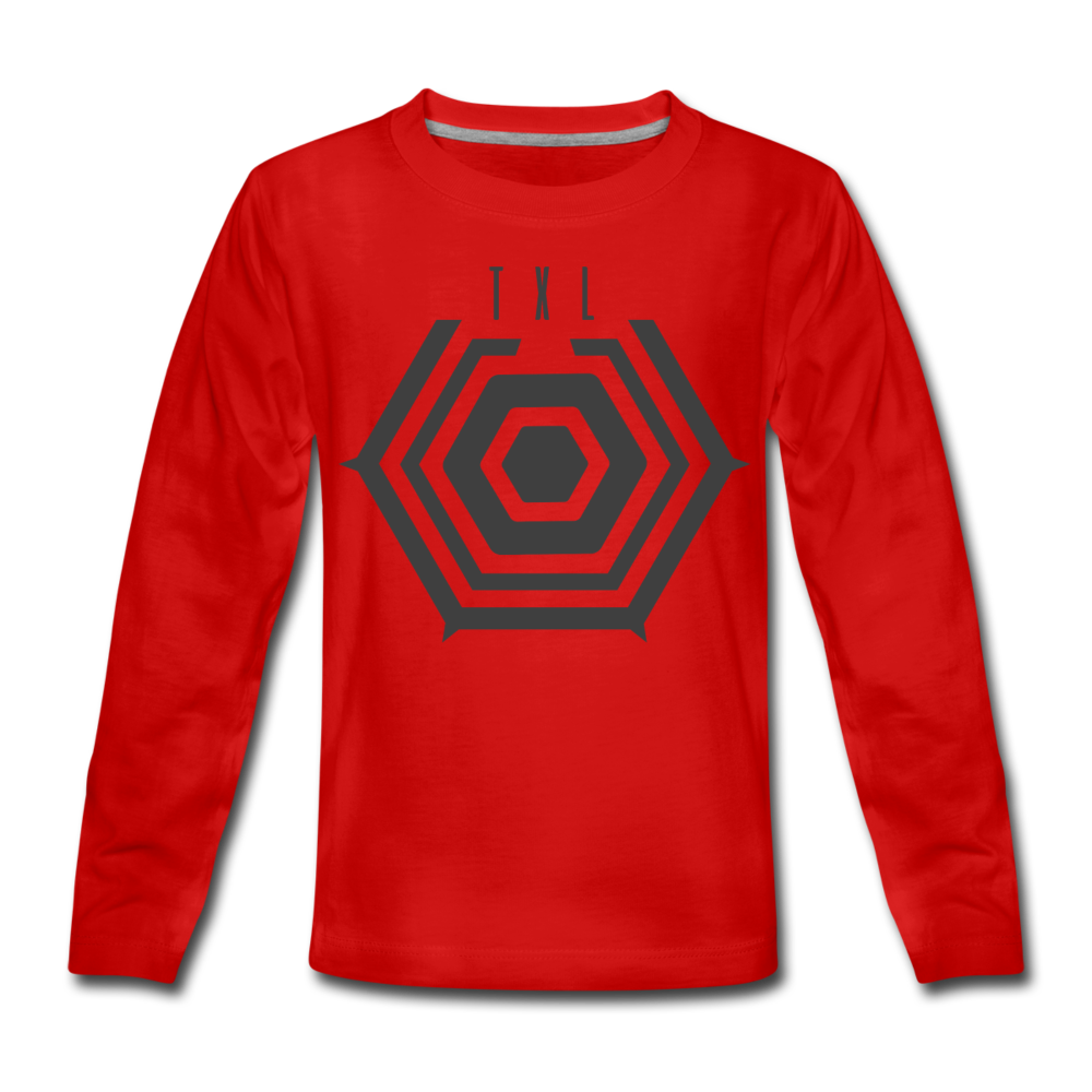 Tegel TXL keep me - Kinder Langarmshirt - Rot