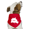 Heimat Berlin - Hunde-Bandana - Rot