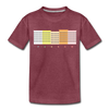 Wohnraum Pankow - Kinder Premium T-Shirt - Bordeauxrot meliert