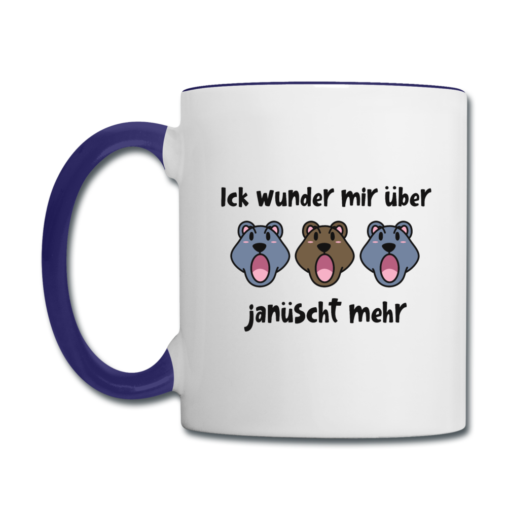 Ick wunder mir - Tasse zweifarbig
