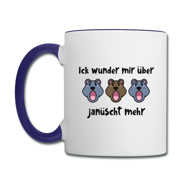 Ick wunder mir - Tasse zweifarbig