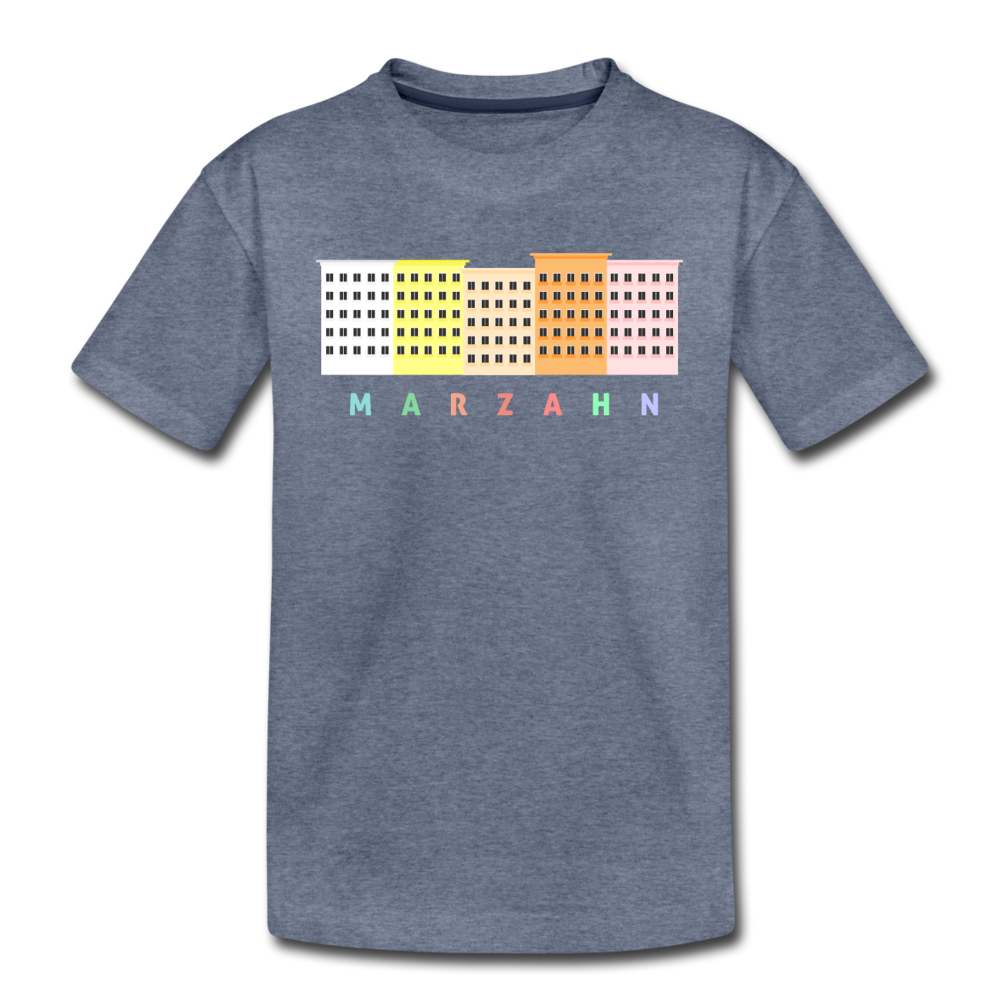 Marzahn - Kinder Premium T-Shirt - Blau meliert
