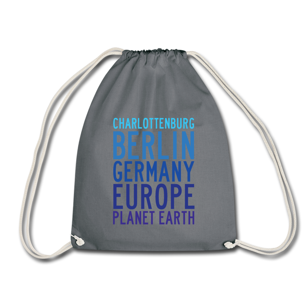 Charlottenburg - Earth - Turnbeutel - Grau
