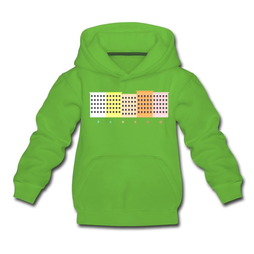 Wohnraum Pankow - Kinder Premium Hoodie - Hellgrün