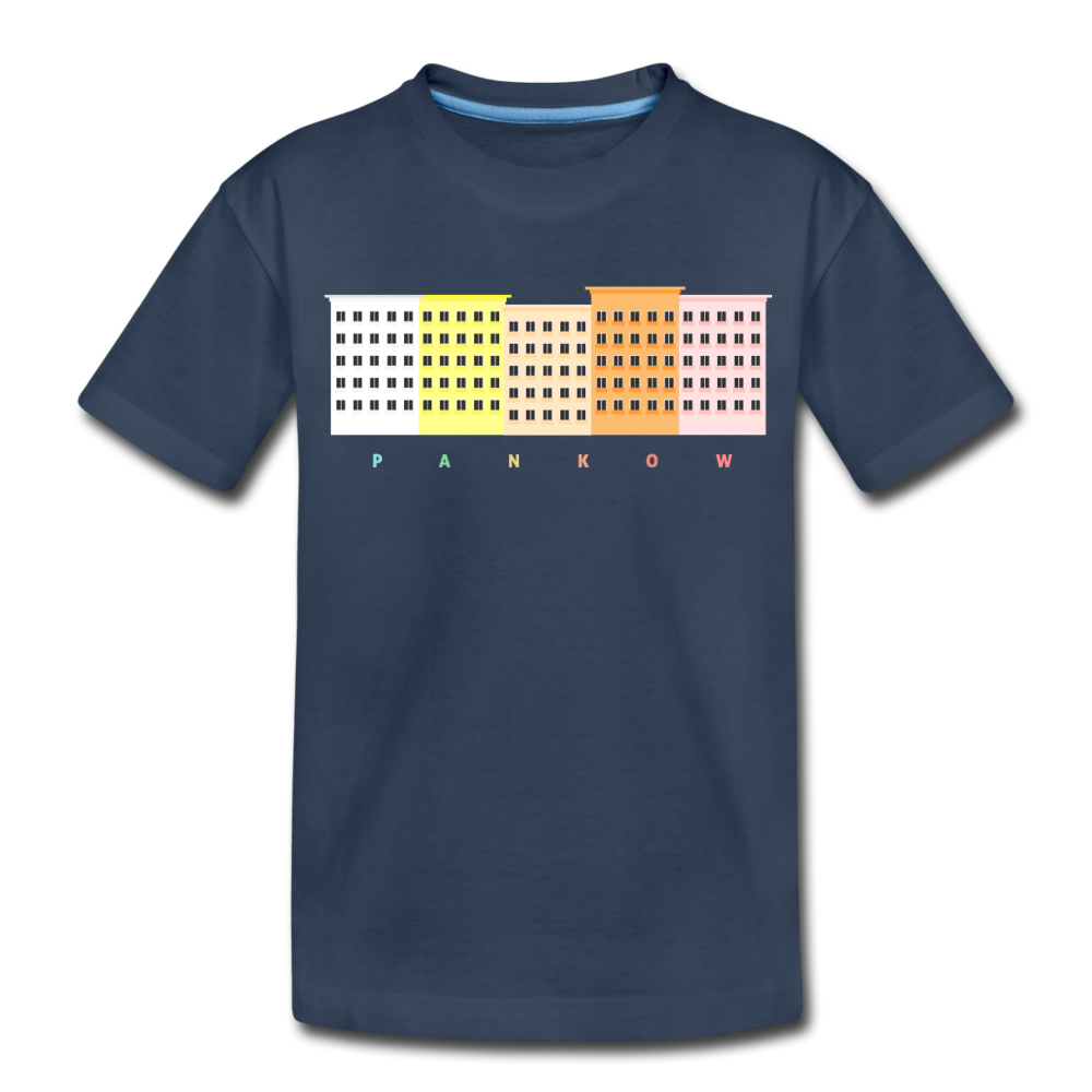 Wohnraum Pankow - Teenager Premium T-Shirt - Navy
