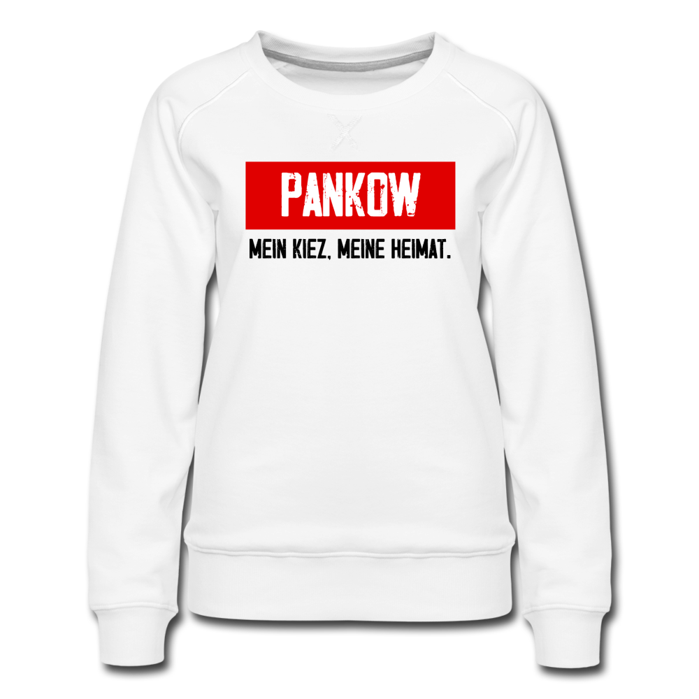 Mein Kiez meine Heimat - Frauen Premium Sweatshirt - Weiß