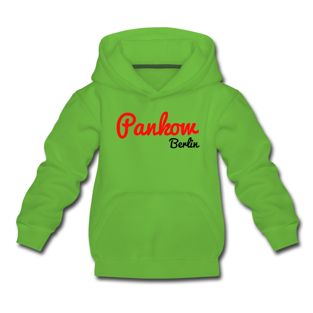 Pankow Berlin - Kinder Premium Hoodie - Hellgrün