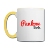 Pankow Berlin - Tasse zweifarbig - Weiß/Gelb