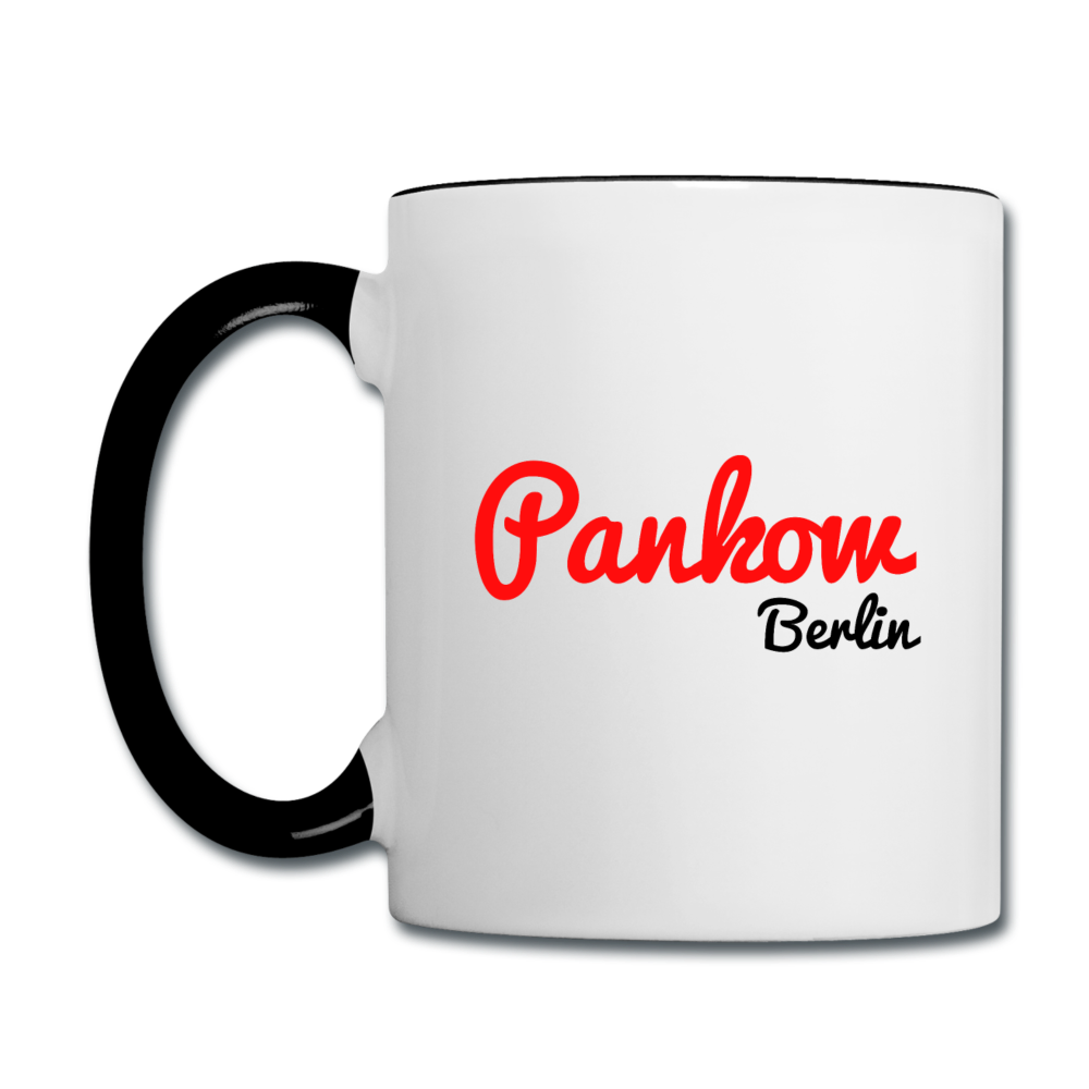 Pankow Berlin - Tasse zweifarbig - Weiß/Schwarz