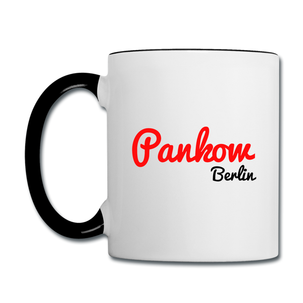Pankow Berlin - Tasse zweifarbig - Weiß/Schwarz
