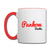 Pankow Berlin - Tasse zweifarbig - Weiß/Rot