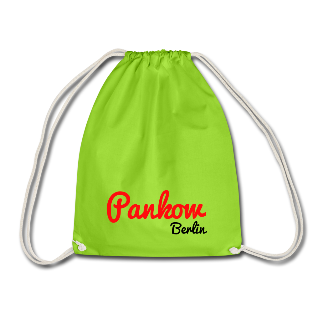 Pankow Berlin - Turnbeutel - Neongrün