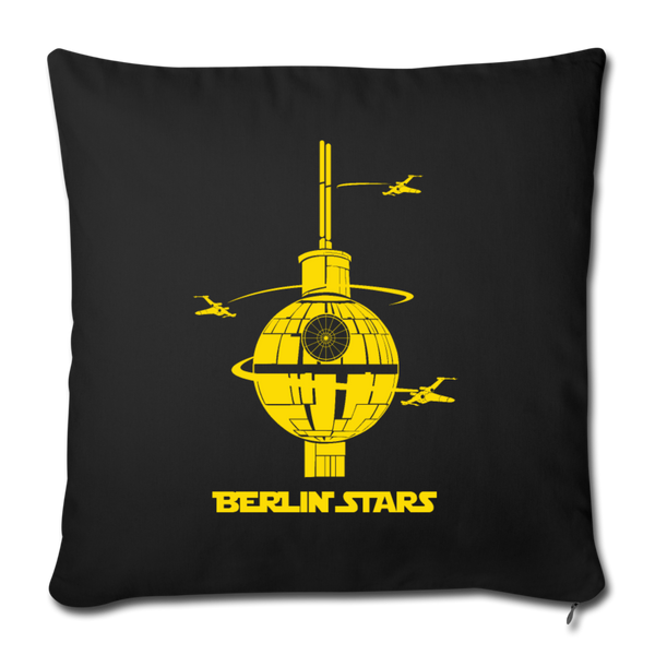 Berlin Stars - Sofakissen mit Füllung (45 x 45 cm) - Schwarz