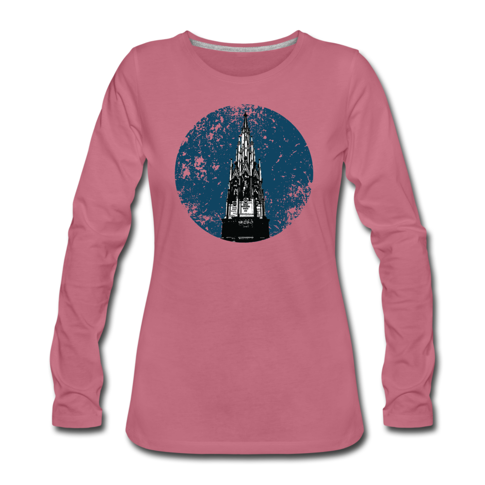 Viktoriapark - Frauen Premium Langarmshirt - Malve