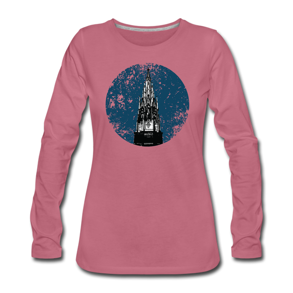 Viktoriapark - Frauen Premium Langarmshirt - Malve