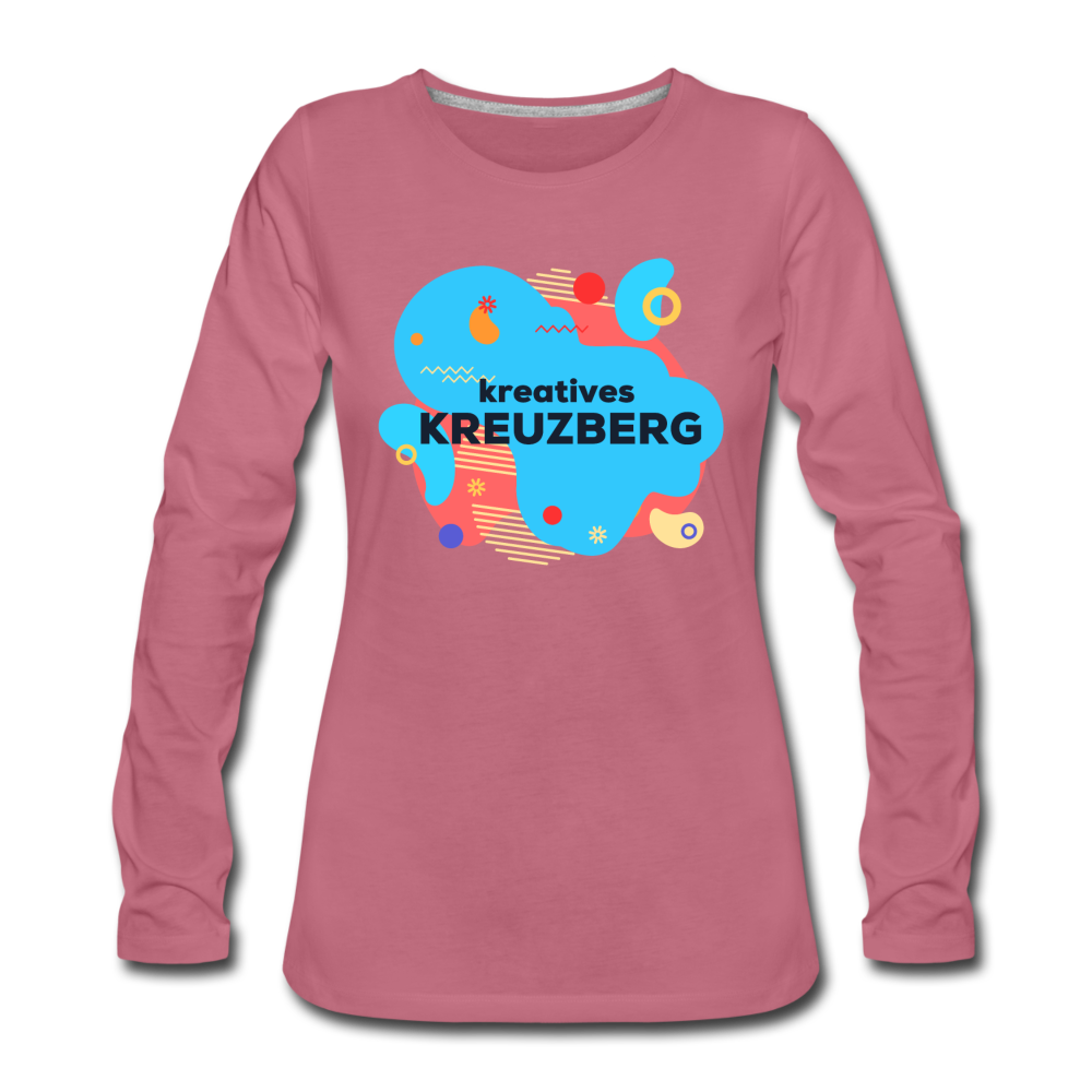 Kreatives Kreuzberg - Frauen Premium Langarmshirt - Malve