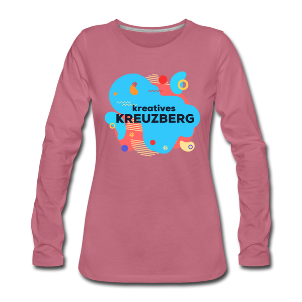 Kreatives Kreuzberg - Frauen Premium Langarmshirt - Malve