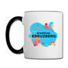 Kreatives Kreuzberg - Tasse zweifarbig - Weiß/Schwarz