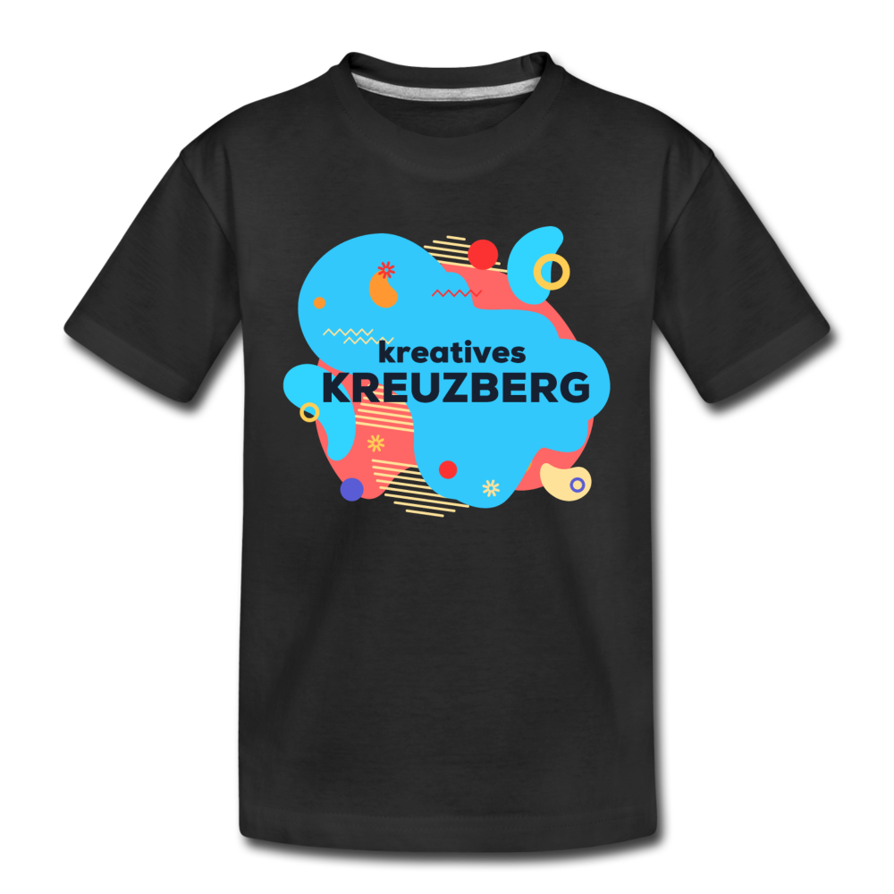 Kreatives Kreuzberg - Kinder Premium T-Shirt - Schwarz