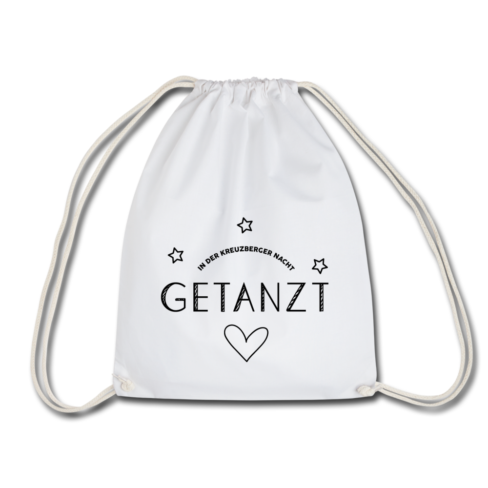 Getanzt in der Kreuzberger Nacht - Turnbeutel - Weiß