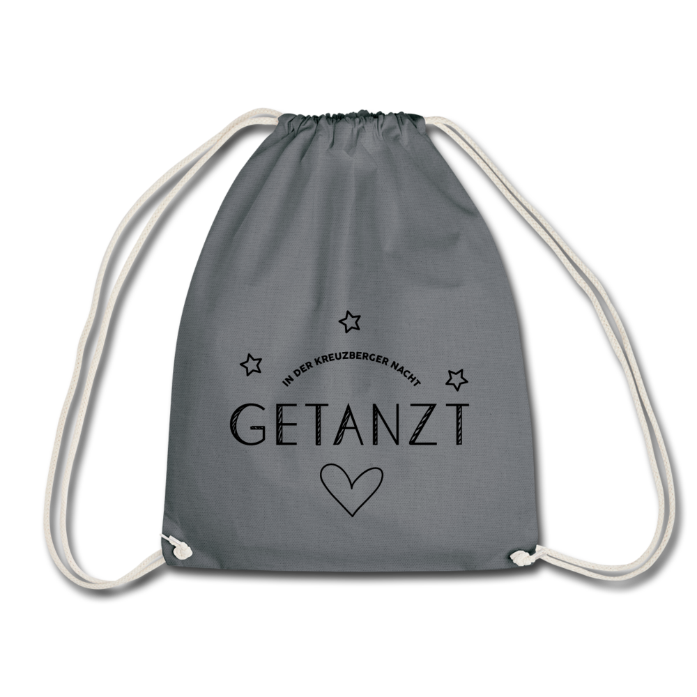 Getanzt in der Kreuzberger Nacht - Turnbeutel - Grau
