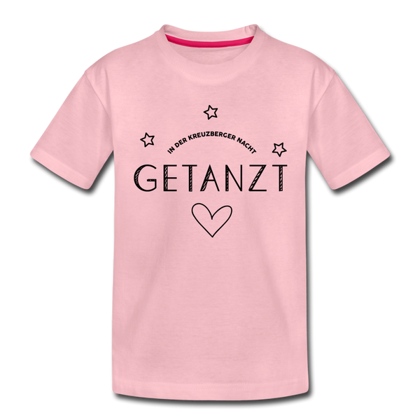 Getanzt in der Kreuzberger Nacht - Kinder Premium T-Shirt - Hellrosa