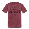 Getanzt in der Kreuzberger Nacht - Kinder Premium T-Shirt - Bordeauxrot meliert