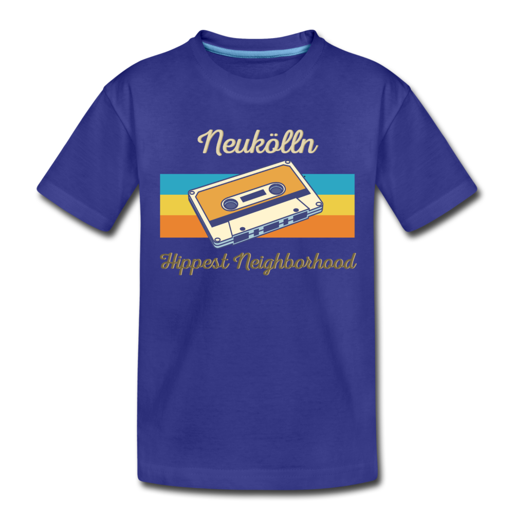 Hippes Neukölln - Kinder Premium T-Shirt - Königsblau