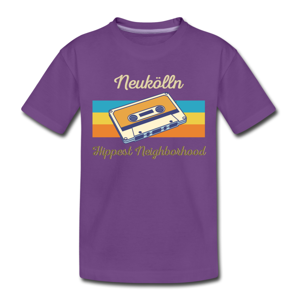 Hippes Neukölln - Kinder Premium T-Shirt - Lila