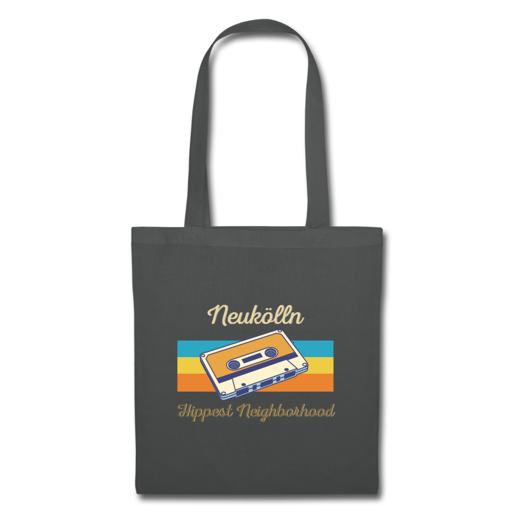 Hippes Neukölln - Stoffbeutel - Graphite