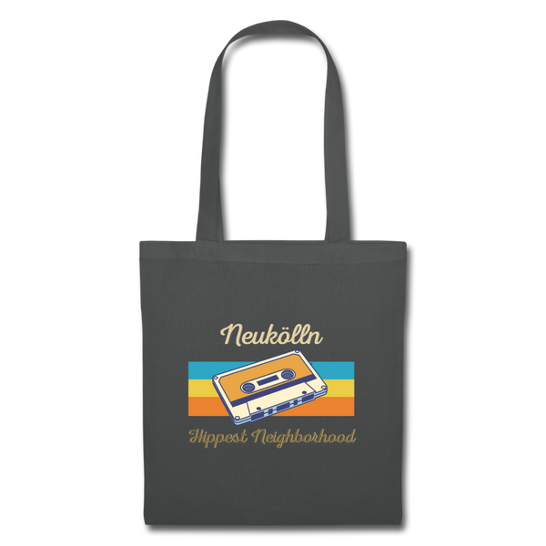 Hippes Neukölln - Stoffbeutel - Graphite