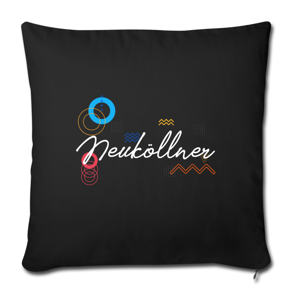 Neuköllner - Sofakissen mit Füllung (45 x 45 cm) - Schwarz