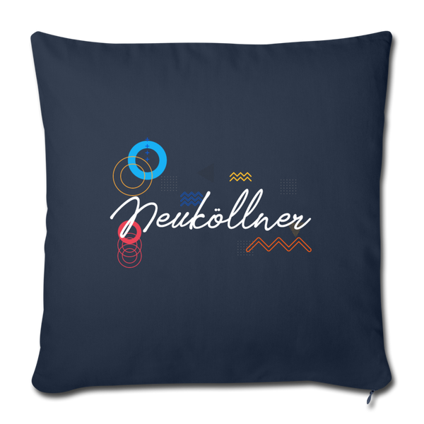 Neuköllner - Sofakissen mit Füllung (45 x 45 cm) - Navy