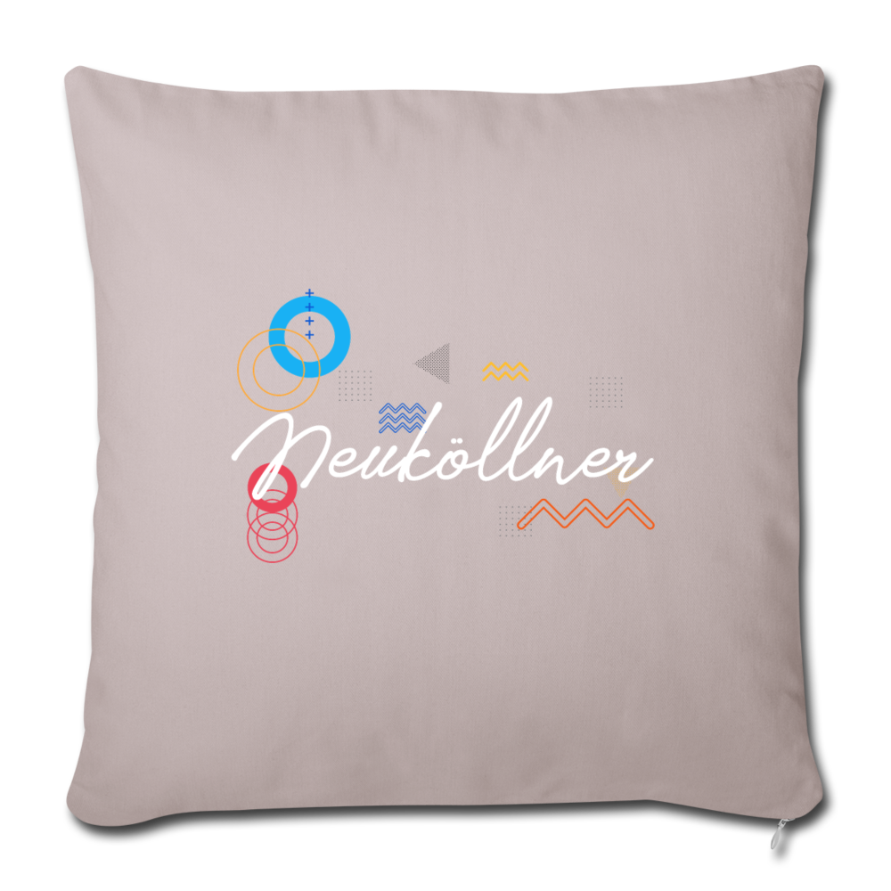 Neuköllner - Sofakissen mit Füllung (45 x 45 cm) - helles Taupe