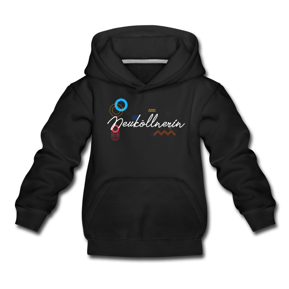 Neuköllnerin - Kinder Premium Hoodie - Schwarz